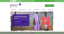 Desktop Screenshot of jesuitmissions.org.uk